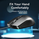 Vention KTABG 3-Button USB Wired Mouse
