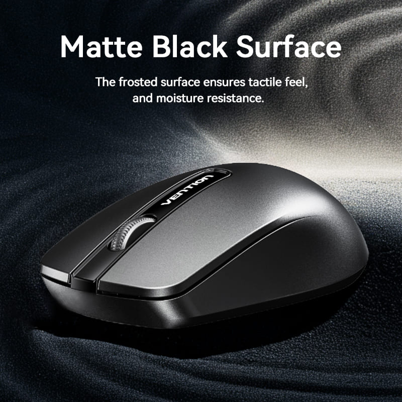 Vention KTBB0 3-Button Wireless Computer Mouse with USB Receiver