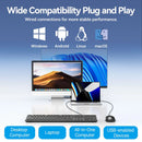 Vention KTCB0-EN USB Wired Full-Sized Slim Keyboard and Mouse Combo