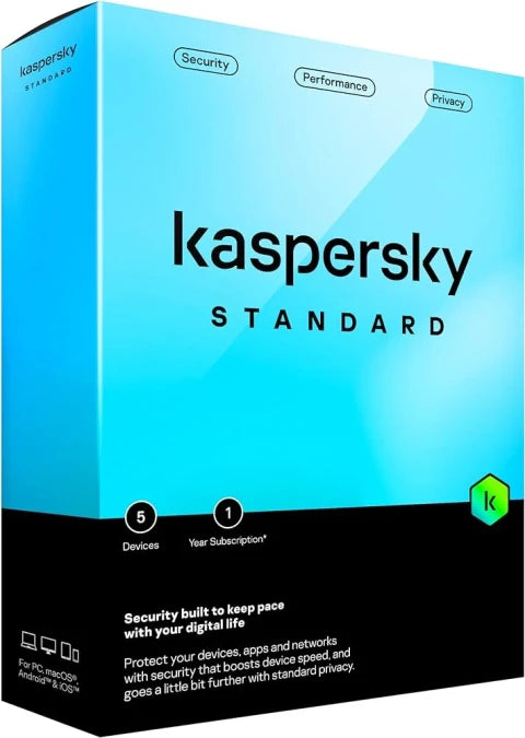 Kaspersky standard antivirus 5 users