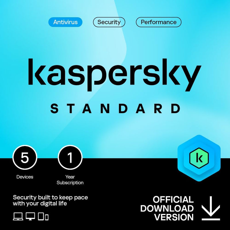 Kaspersky standard antivirus 5 users