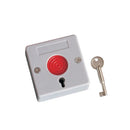 Key operated door release switch installed for access control door