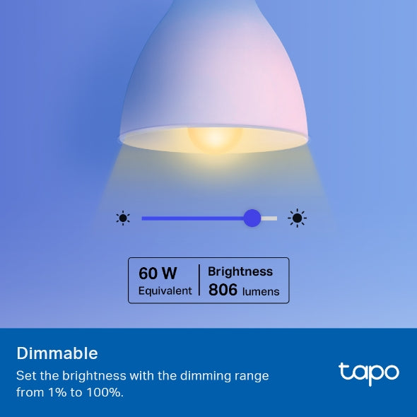  TP-Link Tapo L530E – Smart Wi-Fi Light Bulb, Multicolor (E27) – 4 PACK 