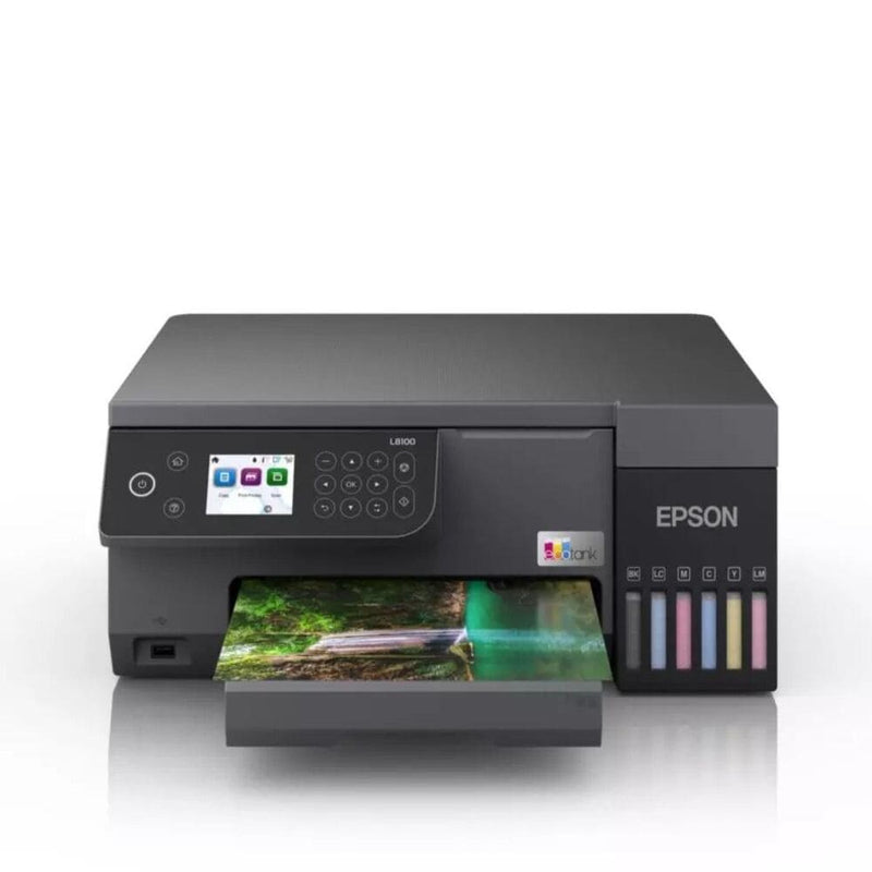 Epson EcoTank L8100 All-in-One Photo Printer | Wireless, Refillable Ink, High-Quality Prints