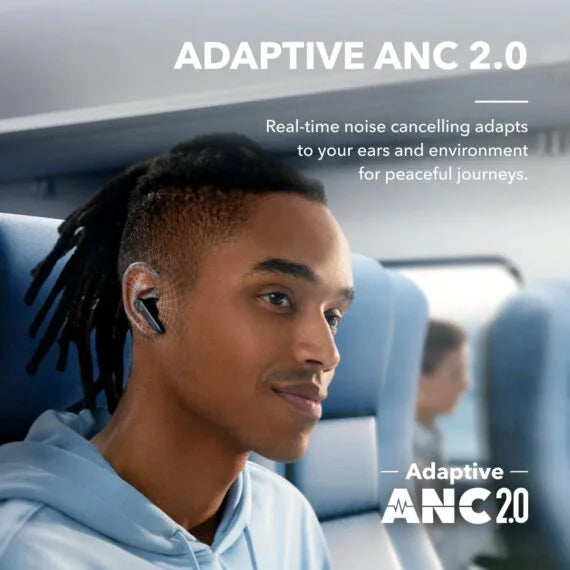 Anker Sound Core Liberty 4 NC True-Wireless Noise Cancelling Earbuds with LDAC – A3947H11