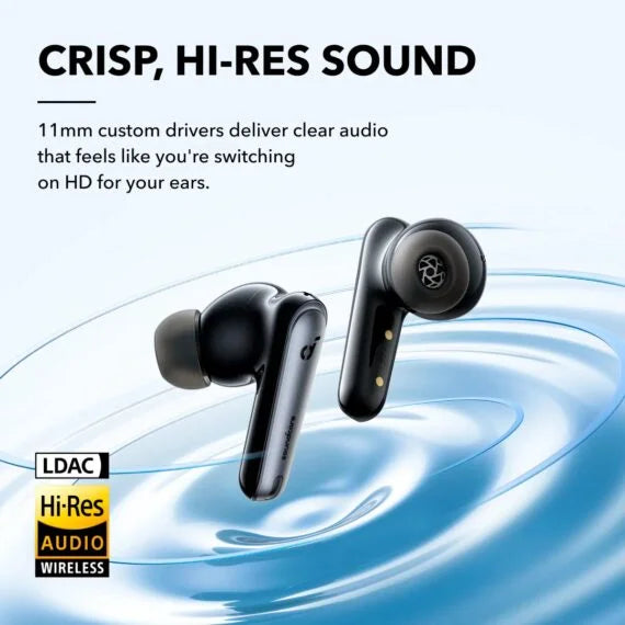 Anker Sound Core Liberty 4 NC True-Wireless Noise Cancelling Earbuds with LDAC – A3947H11