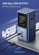 LDNIO SC2 45W PD charger desktop power station with universal sockets