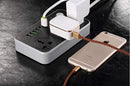 LDNIO SC3604 Power Strip With 3 Universal Socket, 6 USB Charging Ports  Power Extension