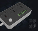 LDNIO SC3604 Power Strip With 3 Universal Socket, 6 USB Charging Ports  Power Extension