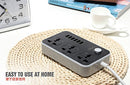 LDNIO SC3604 Power Strip With 3 Universal Socket, 6 USB Charging Ports  Power Extension