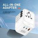 LDNIO Z8 3 USB Ports 45W GaN Travel Adapter 