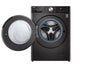 LG F4V9BWP2EE 12kg Wash and Spin Front Load Washing Machine – A high-capacity, efficient laundry solution designed to deliver powerful cleaning performance and save time for busy households.