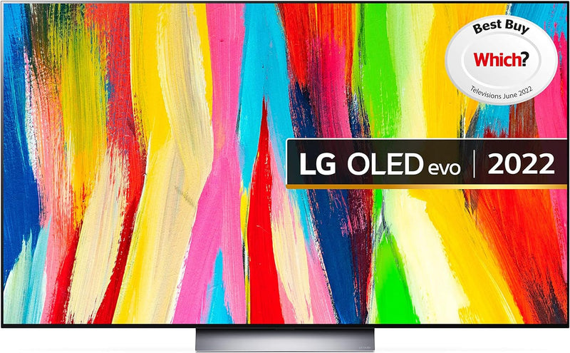 LG OLED55C24LA OLED evo C2 55 inch 4K Smart ThinQ AI TV