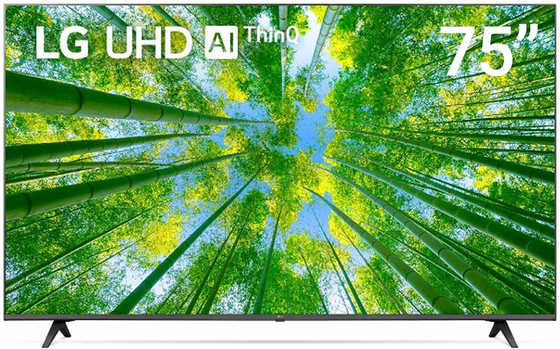 LG UHD 4K TV 75 Inch UQ8000 Series, Cinema Screen Design 4K Active HDR WebOS Smart AI ThinQ (75UQ80006)