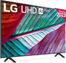 LG UR78 43 Inch 4K Ultra HD HDR LED TV 2023 (43UR78006LK) - WebOS Smart AI ThinQ, Magic Remote, 3 side cinema, HDR10, HLG, AI Sound (5.1ch), 2 Pole stand