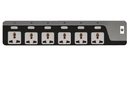 Lightwave LW EXT-756 6-Way Socket Extension Cable – Heavy-Duty Power Strip with Surge Protection