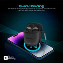 Promate LIMA High-Definition ENC TWS Wireless Earbuds with IntelliTouch – Premium Noise-Cancelling True Wireless Earbuds for Music, Calls, Gaming, and Professional Use