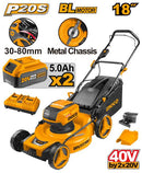 Ingco LMLI20182 Lithium-Ion Lawn Mower 40V(20V+20V)