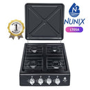 Nunix LT-05A 4-Gas Tabletop Gas Cooker – Powerful Burners, Durable Design &amp; Efficient Cooking for Kitchens