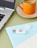 Kioxia U202W TransMemory 128GB USB 2.0 Flash Drive - Portable Data Disk USB Stick (LU202W128GG4)