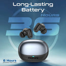 Promate LUSH-PRO TWS Earbuds with IntelliTouch – Premium True Wireless Noise-Cancelling Earbuds for Music, Calls, Gaming, Travel, and Professional Use