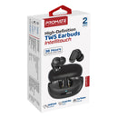 Promate LUSH-PRO TWS Earbuds with IntelliTouch – Premium True Wireless Noise-Cancelling Earbuds for Music, Calls, Gaming, Travel, and Professional Use