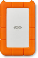 LaCie Rugged USB-C, 1TB, Portable External Hard Drive, Drop, Shock, Dust, Rain Resistant, for Mac & PC (STFR1000800) 1 TB