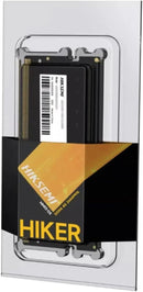 Close-up view of Hiksemi 16GB DDR4 RAM memory module showing 260-pin SODIMM connector