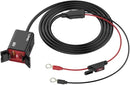 LDNIO C108 motorcycle battery charger with USB-C cable