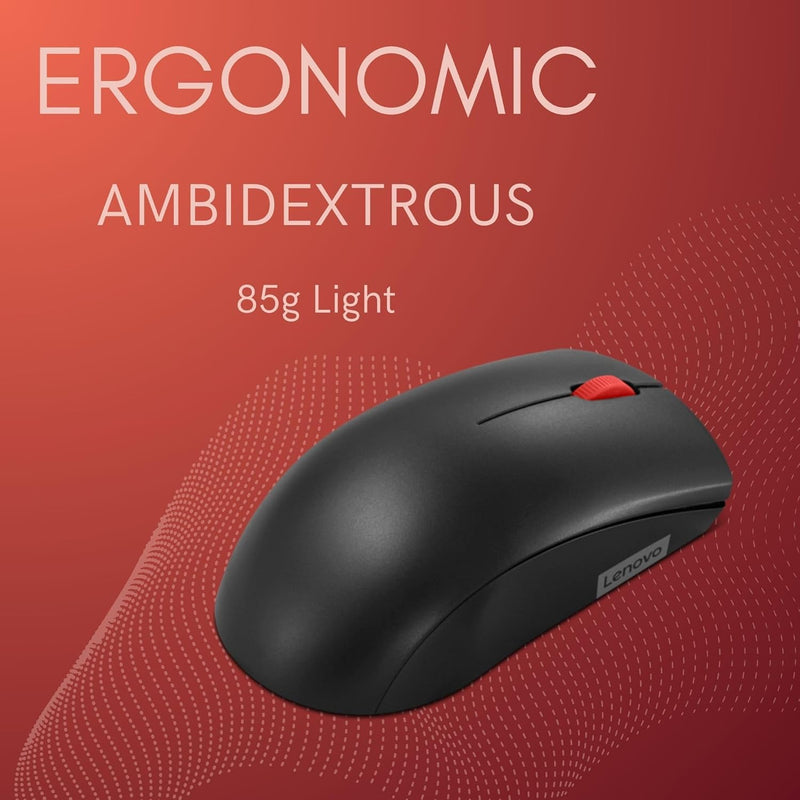 Lenovo 150 Wireless Mouse - Black-GY51L52638