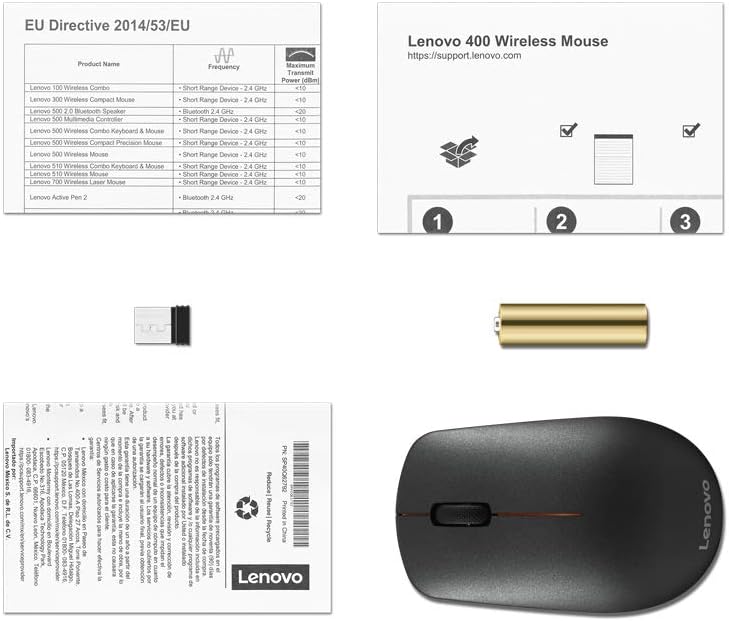 Lenovo 400 Wireless Mouse - GY50R91293