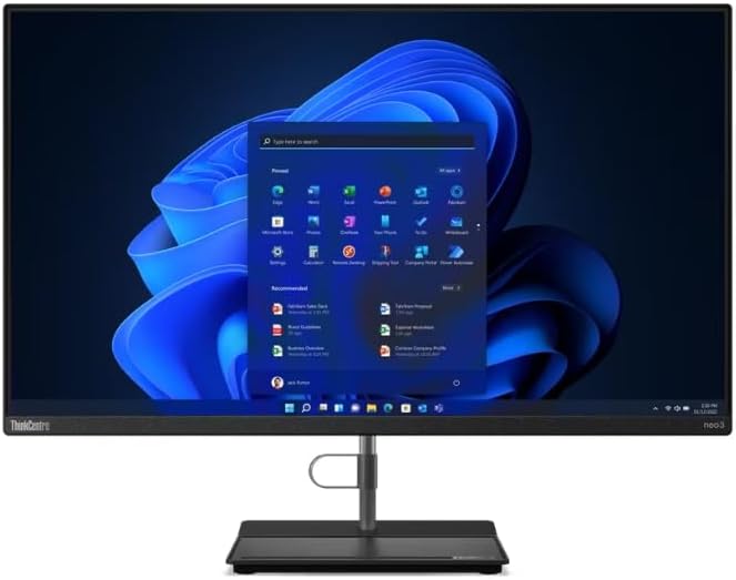 Lenovo ThinkCentre neo 50a 27 All in one Desktop Gen 5, Intel Core i7-13620H, 8GB RAM 512GB SSD 27" FHD,5.0MP Camera, (12SA000CUM)