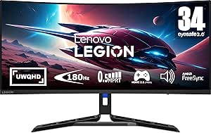 Lenovo Legion R34w-30 34" Inch Gaming Monitor