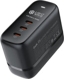 Lightwave 65W Desktop Charger, 3 USB Type-C Ports with PD, 65W Power Output, 2M Cable, Fast Charging Solution (LW-CH-L-65W)