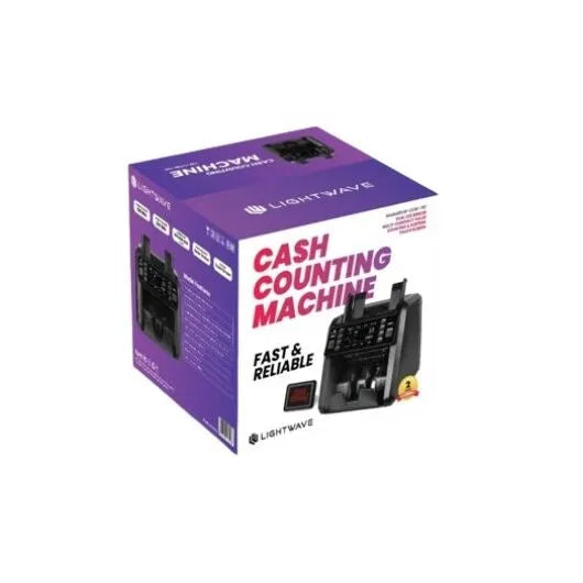 Lightwave CCM-701 Multi Currency Money Counter with 4.5 Inch Touch Screen Display, Counterfeit detection; Image, Magnetic, Serial Numbers reading