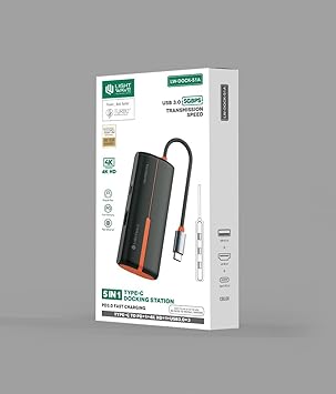 Lightwave LW-DOCK-51A USB-C 5-in-1 Docking Station