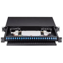 Lightwave LW-ODF-24LC-Load-RM Fiber Patch Panel – 24‑Port LC Rack‑Mount Fiber Distribution Panel for Professional FTTH, Data Center, and Enterprise Networking Installations