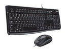 Logitech MK120 USB Keyboard and Mouse Combo 920-002562 – Provides reliable wired performance with comfortable typing and smooth mouse control for everyday office and home use