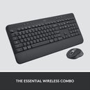 Logitech Signatire MK650 Keyboard and Mouse Combo 920-011004- Enhances productivity with comfortable typing and precise control for efficient everyday work and office use