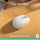 Logitech M196 Bluetooth wireless Mouse (White)