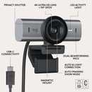 Logitech MX Brio 705 4K Ultra HD Webcam for Business
