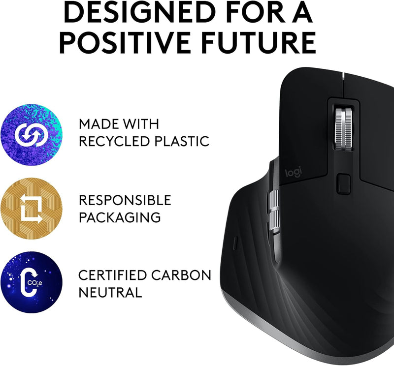 Logitech MX Master 3s For Mac Wireless Mouse (910-006572)