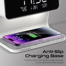 Promate 3-in-1 Multi-Function LED Alarm Clock with 15W Wireless Charger