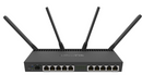 MikroTik RB4011iGS+5HacQ2HnD-IN Dual-Band Wi-Fi 5 Router – 10x Gigabit Ports, 2.4/5GHz, Powerful Home &amp; Business Router