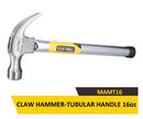 Uyustools MAMT16 16 OZ Claw Hammer – Durable Tubular Handle, Precision Balanced, Anti-Slip Grip for Carpentry & DIY
