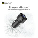 Micropack MCC-236QC 40W Dual Ports PD Car Charger
