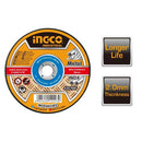 Ingco MCD202303 230mm (9") x 2mm Abrasive Metal Cutting Disc – Heavy Duty Precision Cutting for Steel & Metal