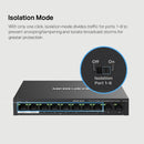 MERCUSYS MS110P PoE switch – Provides reliable power and network connectivity for IP cameras, access points, and small business setups