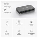 MERCUSYS MS110P PoE switch – Provides reliable power and network connectivity for IP cameras, access points, and small business setups