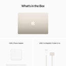 Apple MacBook Air M2 chip Laptop - 8GB RAM, 256GB SSD Storage, 13.6-inch Display, Backlit Keyboard, 1080p FaceTime HD Camera, Monterey (MLXW3HN/A)